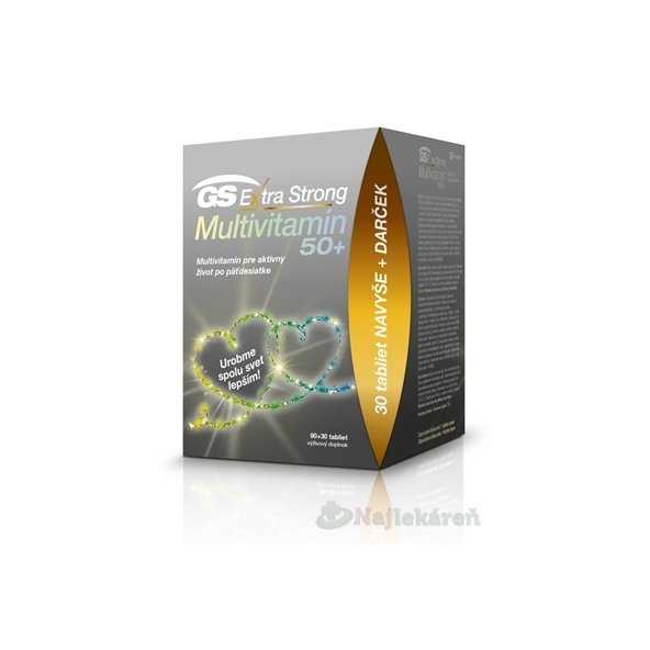 GS Extra Strong Multivitamín 50+ darček 2020
