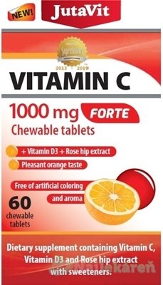 E-shop JutaVit Vitamín C 1000 mg FORTE, 60 ks