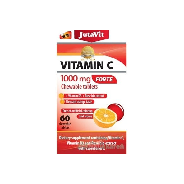 JutaVit Vitamín C 1000 mg FORTE, 60 ks