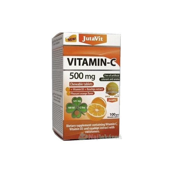 JutaVit Vitamín C 500 mg, 100 ks
