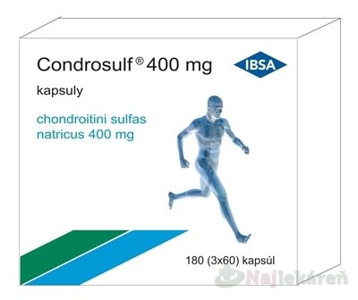 E-shop Condrosulf 400 mg na dlhodobú liečbu choroby kĺbov 180 kapsúl