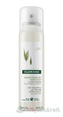 E-shop KLORANE suchý šampón s ovseným mliekom všetky typy vlasov 150ml