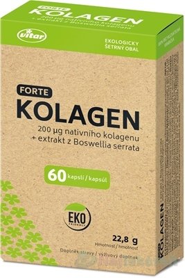E-shop VITAR KOLAGÉN FORTE + extrakt z Boswellia serrata, 60 cps