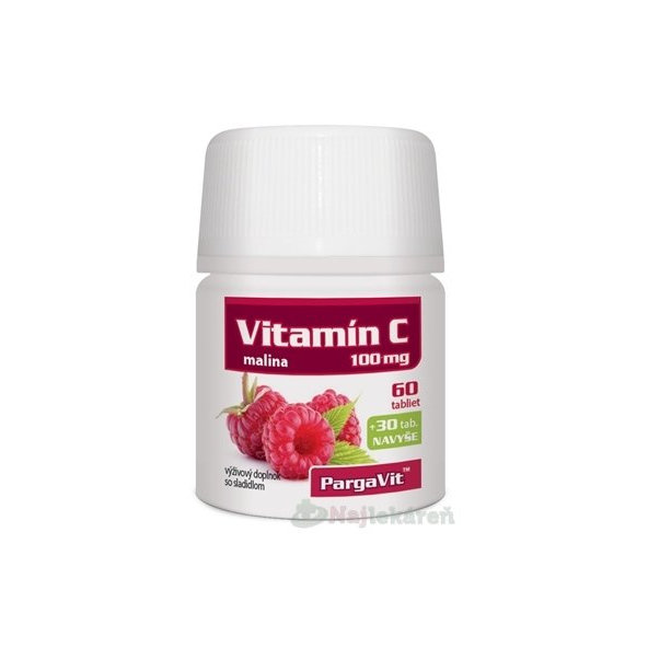 PargaVit VITAMÍN C Malina