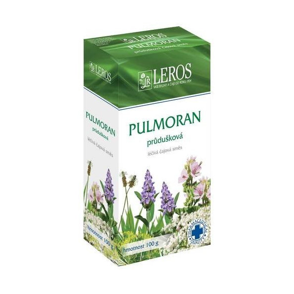 LEROS Pulmoran priedušková čajová zmes 100g