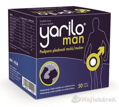 E-shop YARILO man, podpora plodnosti mužov, 50ks