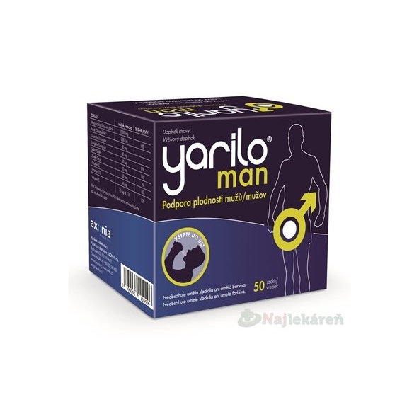 YARILO man, podpora plodnosti mužov, 50ks