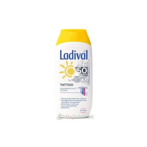 Ladival TATTOO SPF 50 mlieko