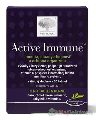 E-shop NEW NORDIC Active Immune na imunitu 30tbl
