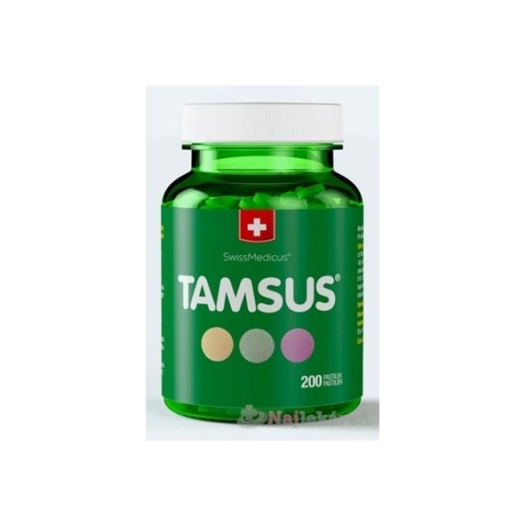 TAMSUS pastilky na trávenie 200 ks