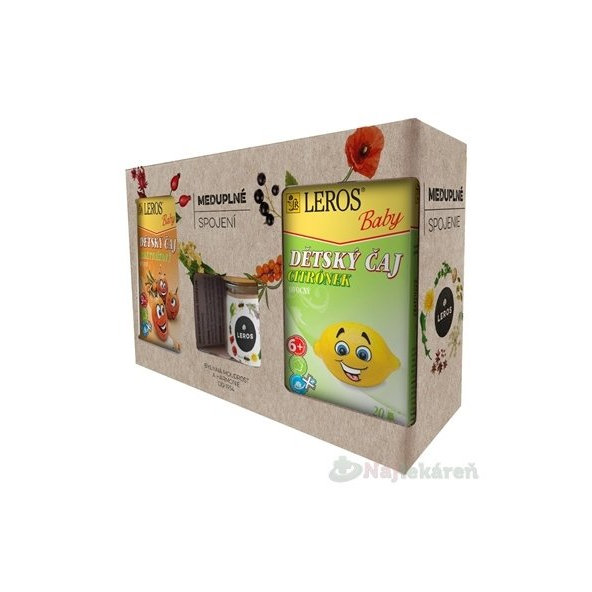 LEROS MEDUPLNÉ SPOJENIE čaje+med, 1set