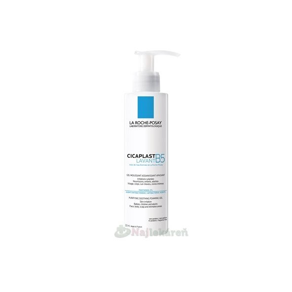 LA ROCHE-POSAY Cicaplast Lavant B5 penivý gél 200ml