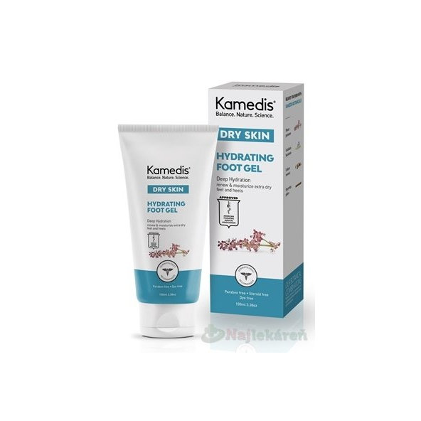 Kamedis DRY SKIN hydratačný gél na nohy 100ml