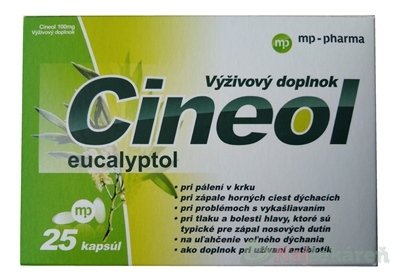 E-shop mp Cineol 100 mg 25 ks