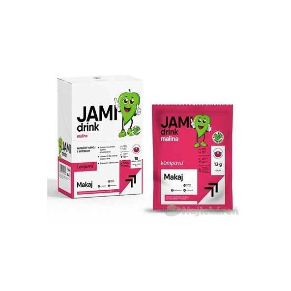 Kompava JAMI drink Malina, 10ks