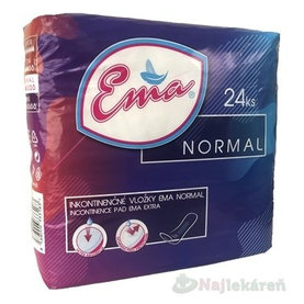 Ema Normal vložky inkontinenčné, pre ženy 24ks