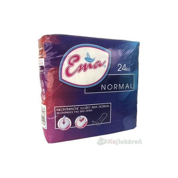Ema Normal vložky inkontinenčné, pre ženy 24ks