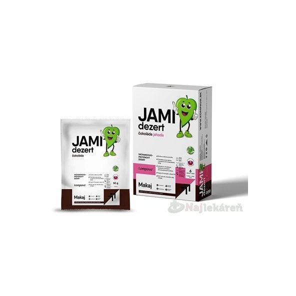Kompava JAMI dezert Čokoláda, 6ks