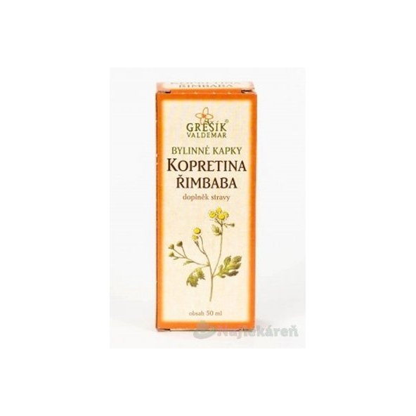 GREŠÍK BYLINNÉ KVAPKY RIMBABA 50 ml