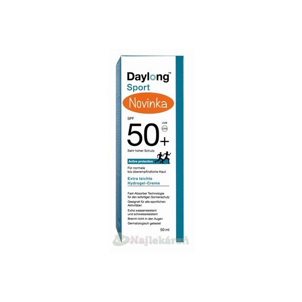 Daylong Sport SPF 50+ hydrogél-krém 50 ml