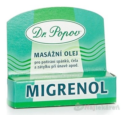 E-shop DR. POPOV MIGRENOL masážny olej roll-on 6 ml