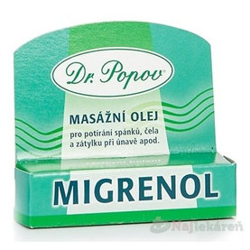 DR. POPOV MIGRENOL masážny olej roll-on 6 ml