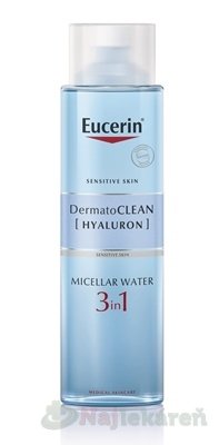 E-shop Eucerin DermatoCLEAN HYALURON Micelárna VODA 3v1 400ml