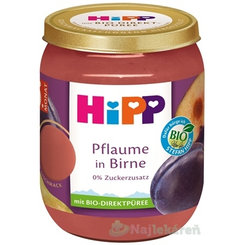 HiPP Príkrm BIO Hrušky a slivky 4m+ 160 g