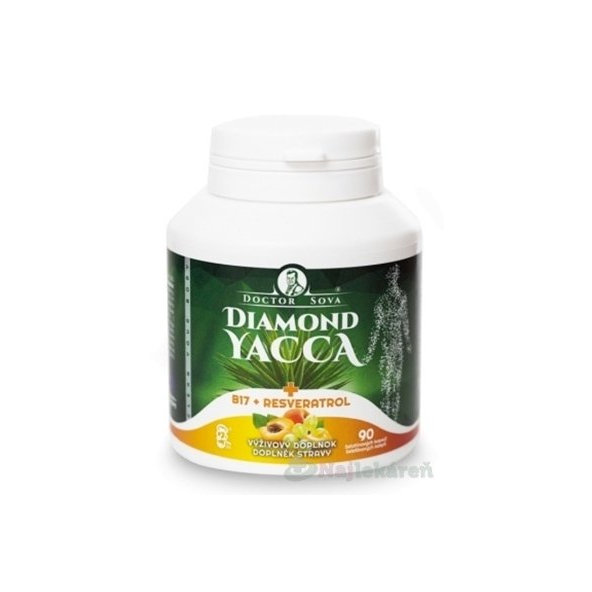 DIAMOND YACCA + B17 + resveratrol, 90 ks