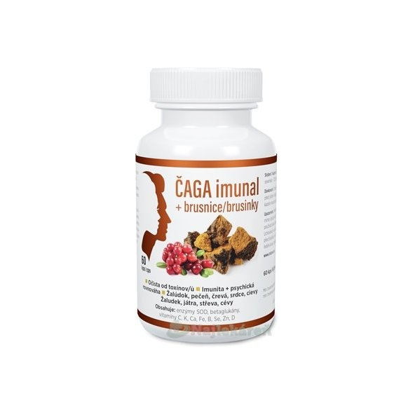 ČAGA imunal + brusnice 60 ks