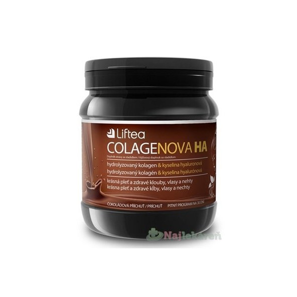 LIFTEA COLAGENOVA HA čokoládová príchuť 420 g