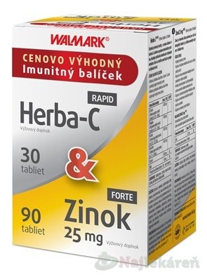 E-shop WALMARK Herba-C RAPID + Zinok FORTE 25 mg