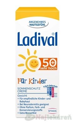 E-shop Ladival PRE DETI FACE SPF 50+ krém