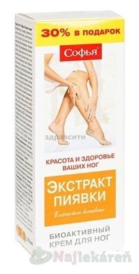E-shop Sofia Krém na nohy s extraktom z pijavíc na kŕčové žily 125 ml