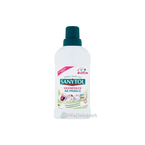 SANYTOL DEZINFEKCIA Na prádlo Aloe vera koncentrované zloženie, 500ml