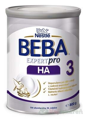 E-shop BEBA EXPERT pro HA 3 mliečna výživa, 800g