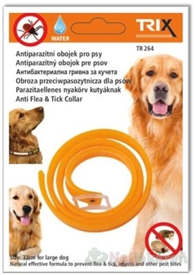 E-shop TRIX TR264 Antiparazitný obojok pre psov, dĺžka 33cm, 1ks
