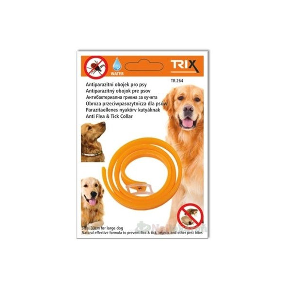 TRIX TR264 Antiparazitný obojok pre psov, dĺžka 33cm, 1ks