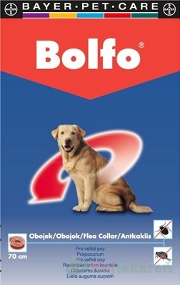 E-shop Bolfo obojok pre veľké psy proti blchám a kliešťom 70cm