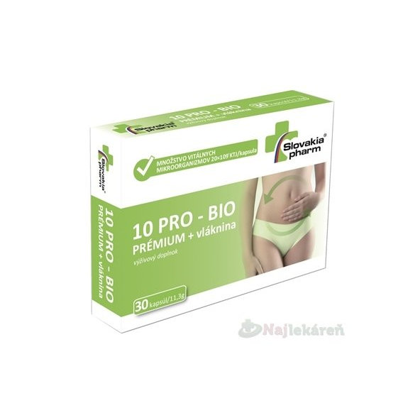 Slovakiapharm 10 PRO - BIO PREMIUM + vláknina