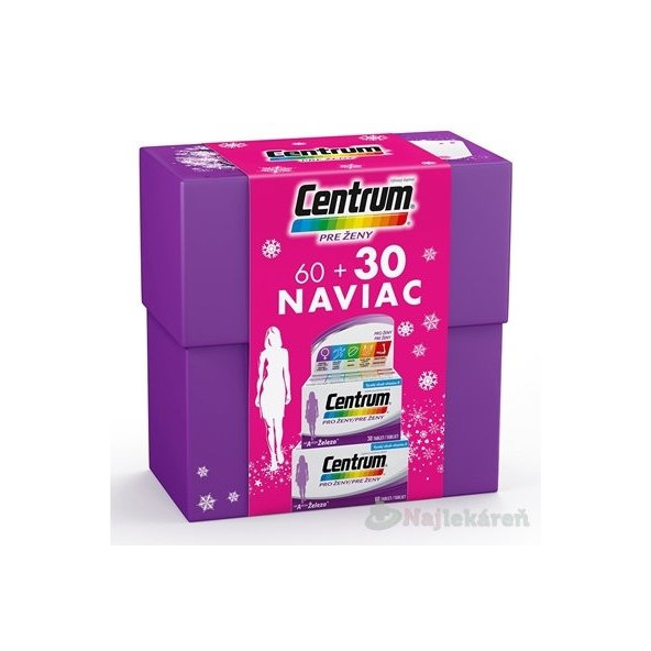 Centrum pre ženy (Vianočné balenie) 60+30tbl