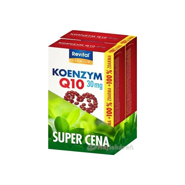 Revital KOENZÝM Q10 30 mg+VITAMÍN E+SELÉN