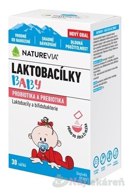 E-shop SWISS NATUREVIA LAKTOBACILKY BABY vrecúška 30 ks