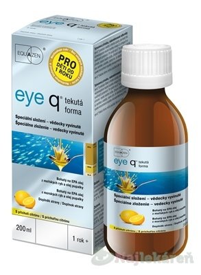 E-shop eye q tekutá forma s príchuťou citrónu 200 ml