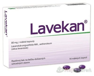 E-shop Lavekan, na liečbu úzkosti, 14ks