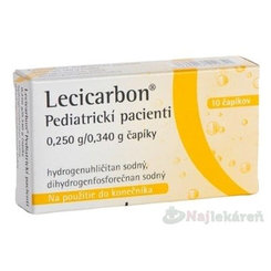 Lecicarbon Pediatrickí pacienti 10 ks