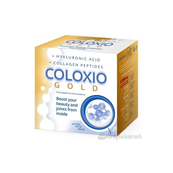 TOZAX Coloxio Gold kolagén 30 vrecúšok