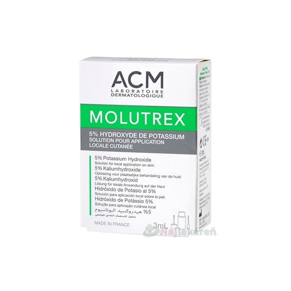 ACM MOLUTREX roztok na ošetrenie kontagiózneho molusku 3 ml