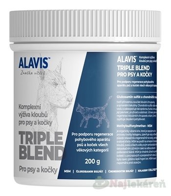 E-shop ALAVIS TRIPLE BLEND kĺbová výživa pre psy a mačky 200g