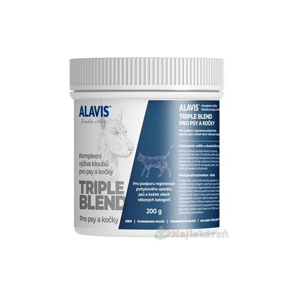 ALAVIS TRIPLE BLEND kĺbová výživa pre psy a mačky 200g